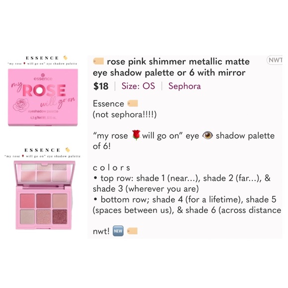 🏷️Essence set of 3 eye shadow 👁️ palettes (neutral, pink, metallic, blue) 👇 - Picture 7 of 16